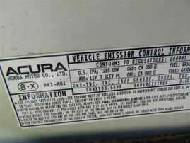 2009 Acura TL White 3.5L AT #A23827